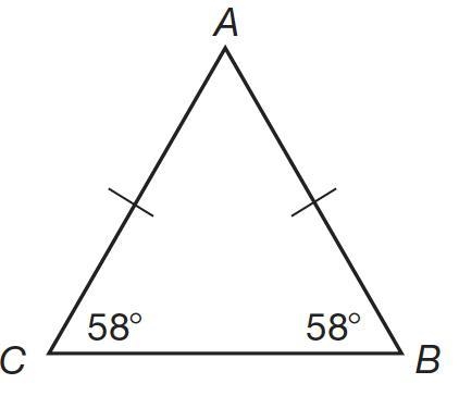 What is the measure of angle A?-example-1