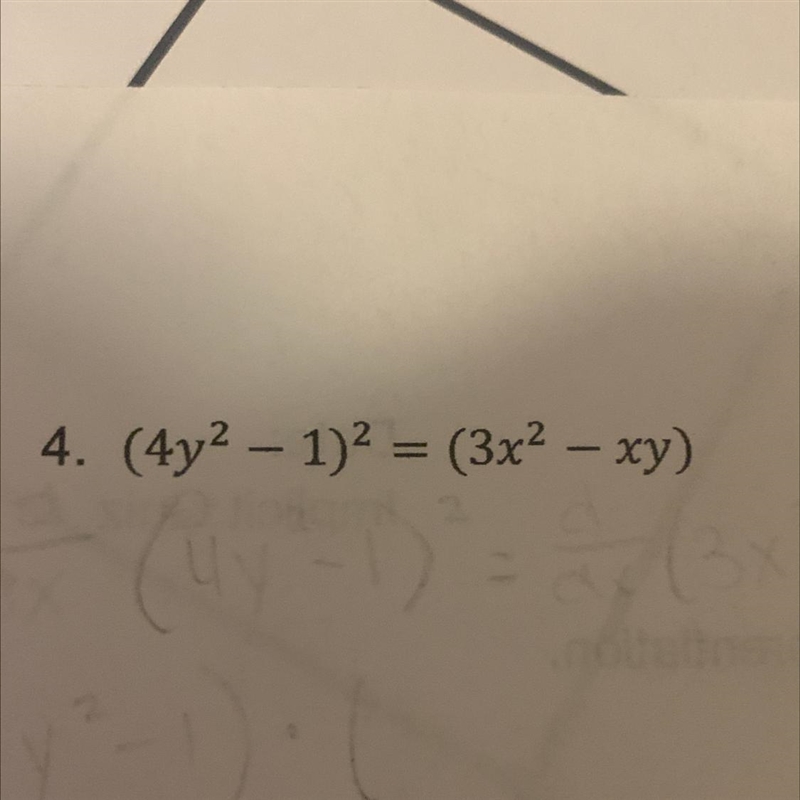 Implicit differentiation using dy/dx-example-1