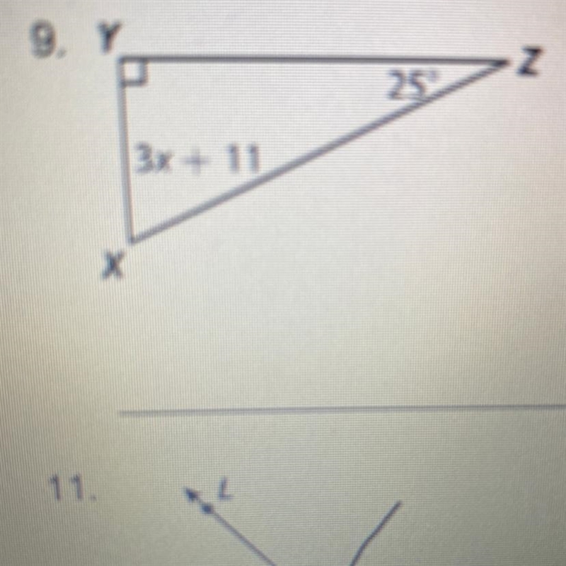 Find the value of x in each figure-example-1