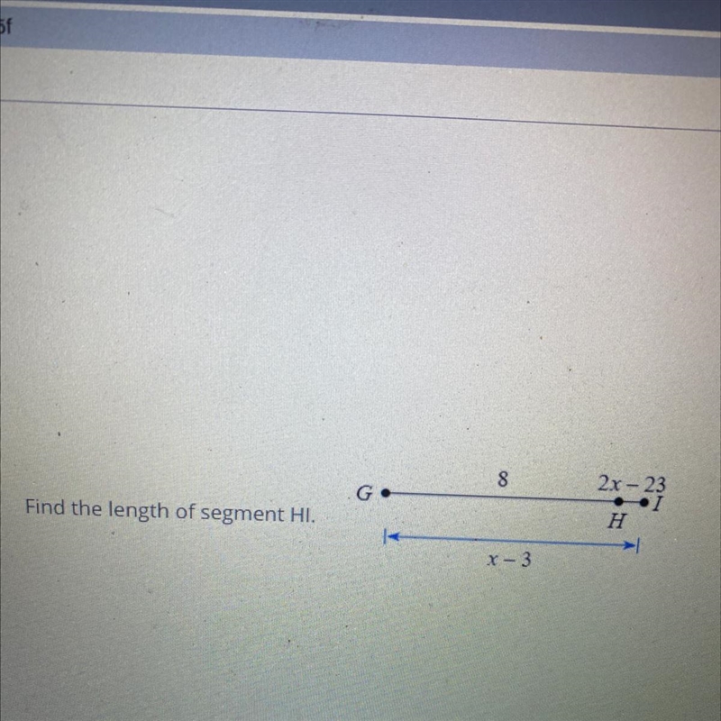 Find the length of HI Pls help-example-1