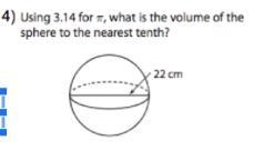 What is the volume of the sphere?-example-1