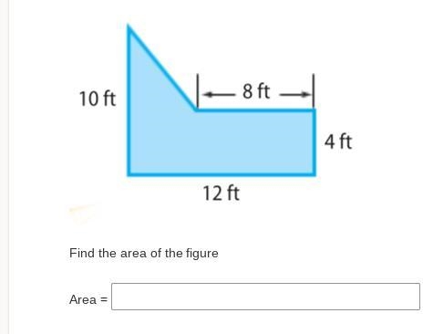 Find the Area of this Figure-example-1