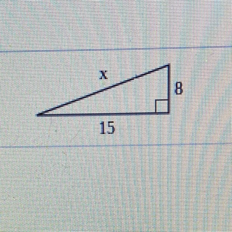 What is the value of x in simplest radical form? X=-example-1