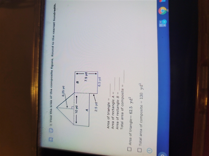 Find the area of the composite figure.-example-1