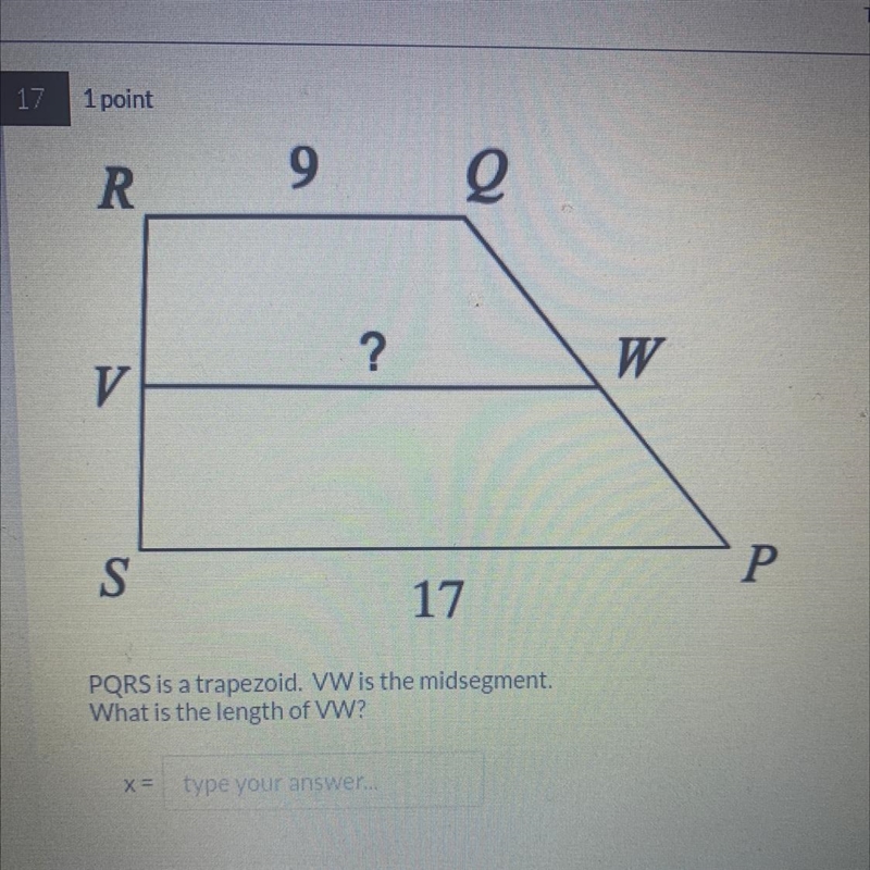 What is the length of VW?-example-1