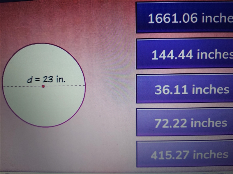 Find the circumference of the circle.-example-1