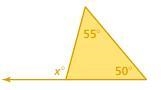 Find the missing angle according to the Triangle Exterior Angle Theorem-example-1