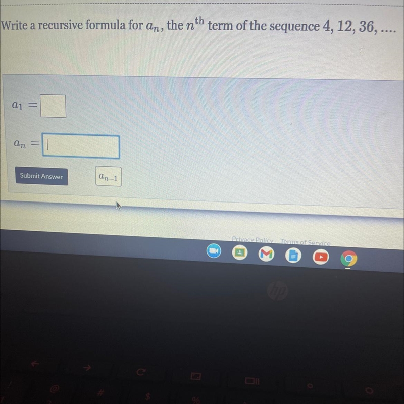 Help! Write a recursive for formula-example-1