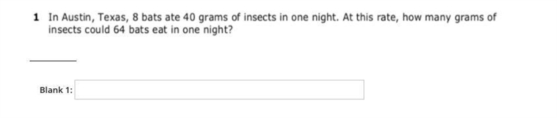 If 8 equals 40 grams how much is 64 grams-example-1