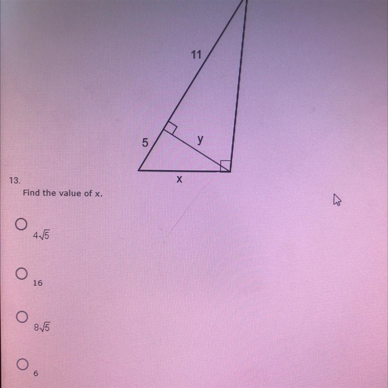 PLEASE HELP! much appreciated :D Find the value of x.-example-1