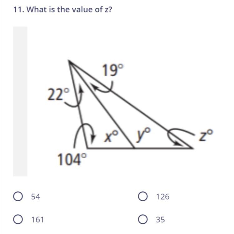 What is the value of z? Refer to the attached image. Show work pls :)-example-1