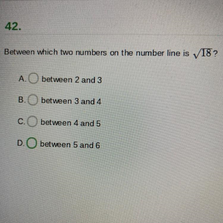 Between which two numbers on the number line is B? A between 2 and 3 between 3 and-example-1