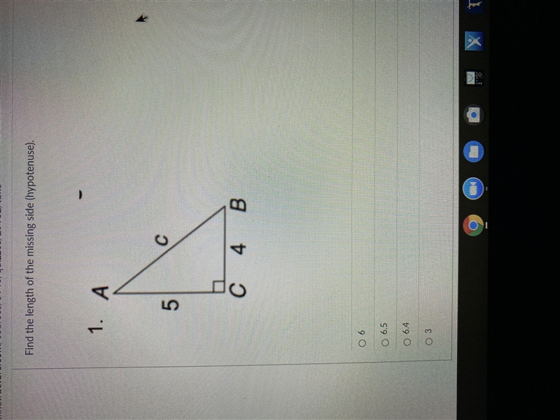 HELP PLEASSEEEE I NEED TO FIND THE MISSING SIDE HYPOTENUSE-example-1