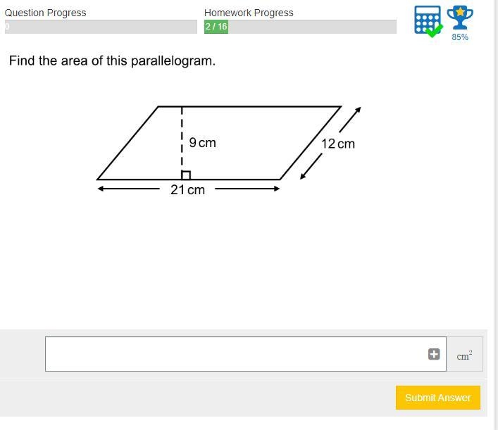 Area of Parallelogram-example-1