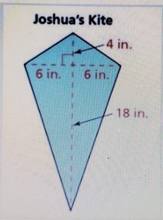 Find the area of the kite. HELP ME ASAP​-example-1