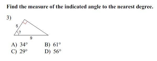 Need help ASAP!!! Solve for the missing angle.-example-1