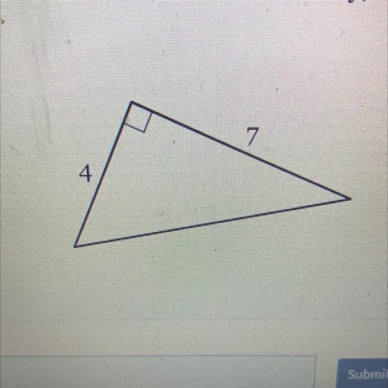 Pythagorean theorem round to the nearest tenth !!-example-1