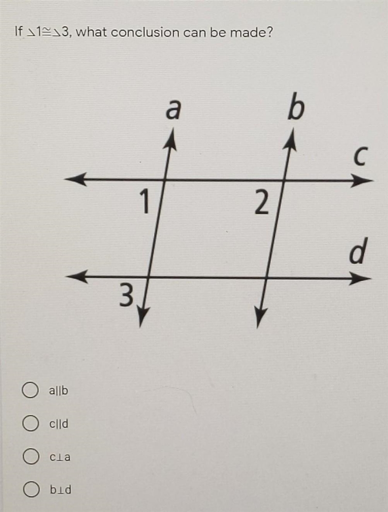 If >1≅>3, what conclusion can be made? pls help me quickly. :)​-example-1