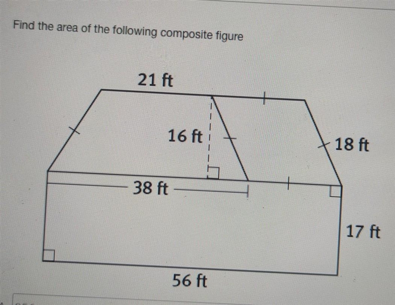 Find the area of the following composite figure​-example-1