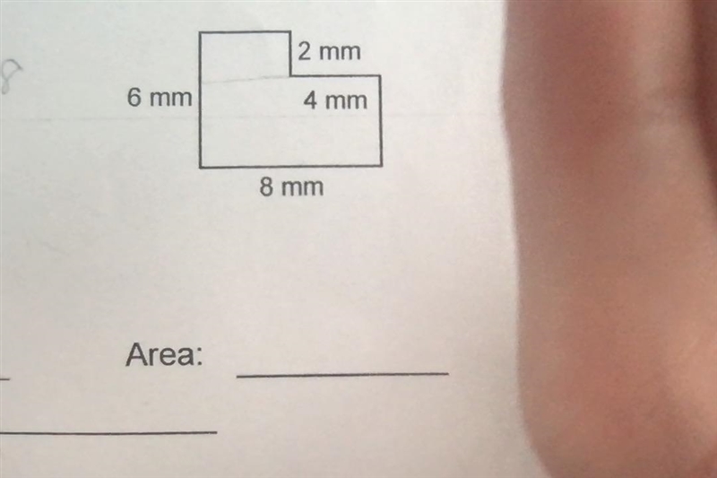 FIND THE AREA (LEAVE EXPLANATION)-example-1