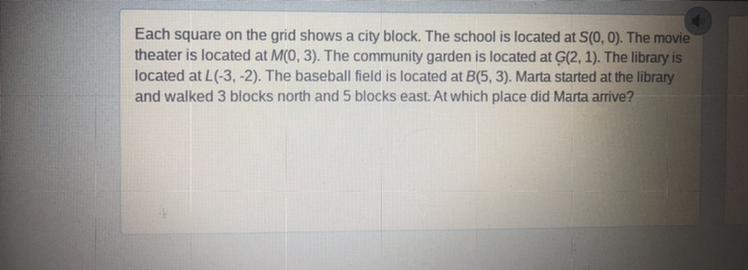 HELP ME A. baseball field B. Community garden C. Movie theater D. School-example-1