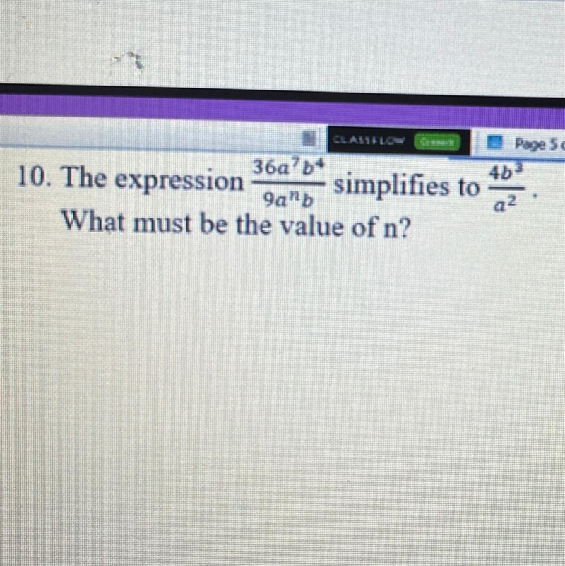 What must be the value of n ?-example-1