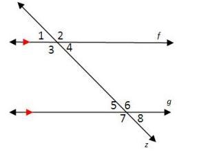 Multiple Choice Use the diagram below to answer questions 1–3. Which angle is congruent-example-1