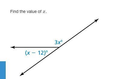 Help!!!!! find the value of x.-example-1