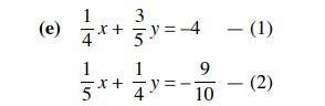 Solve this set of equation, using elimination or substitution method.-example-1