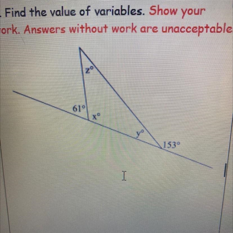 Find the value of the variables. Show your work.-example-1