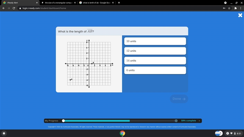 PLEASE ANSWER __ WHAT IS LENGTH OF AB-example-1