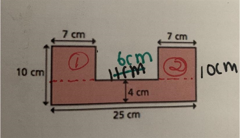 Work out the area of this shape-example-1