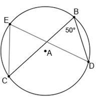 Angles CED and CBD subtend the same arc. Determine the measure of ∠CED. Question options-example-1