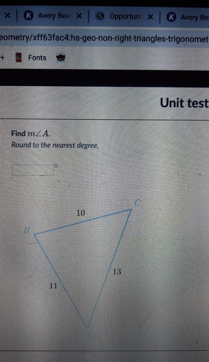 Last question of the unit test​-example-1