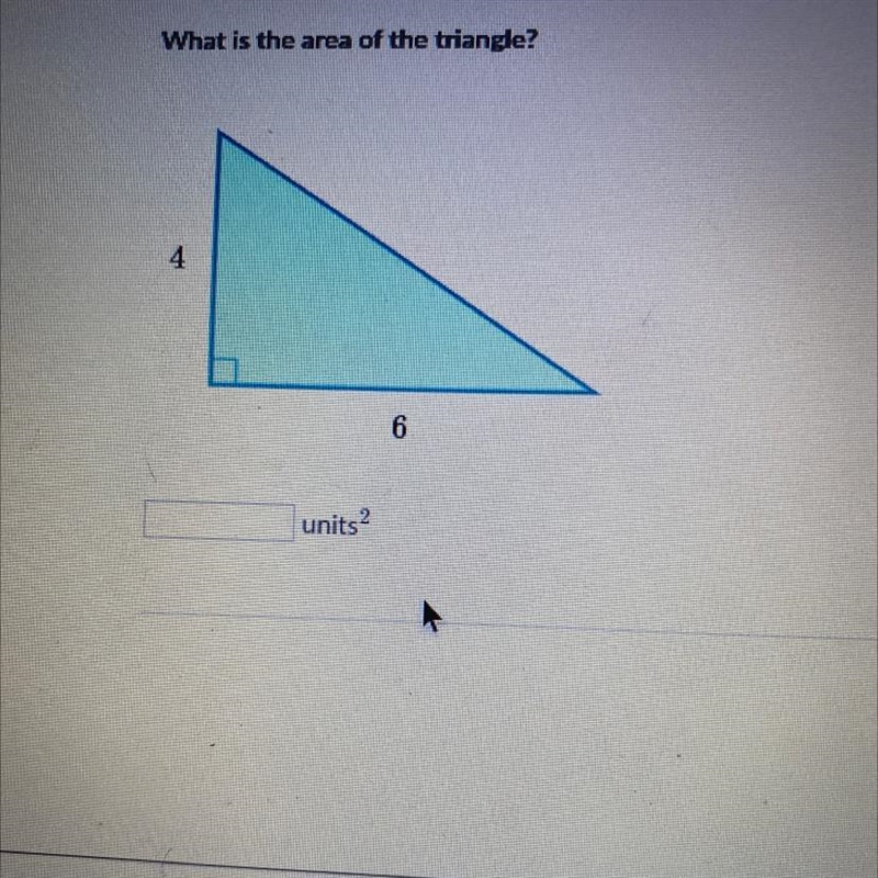 What is the area of the triangle?-example-1