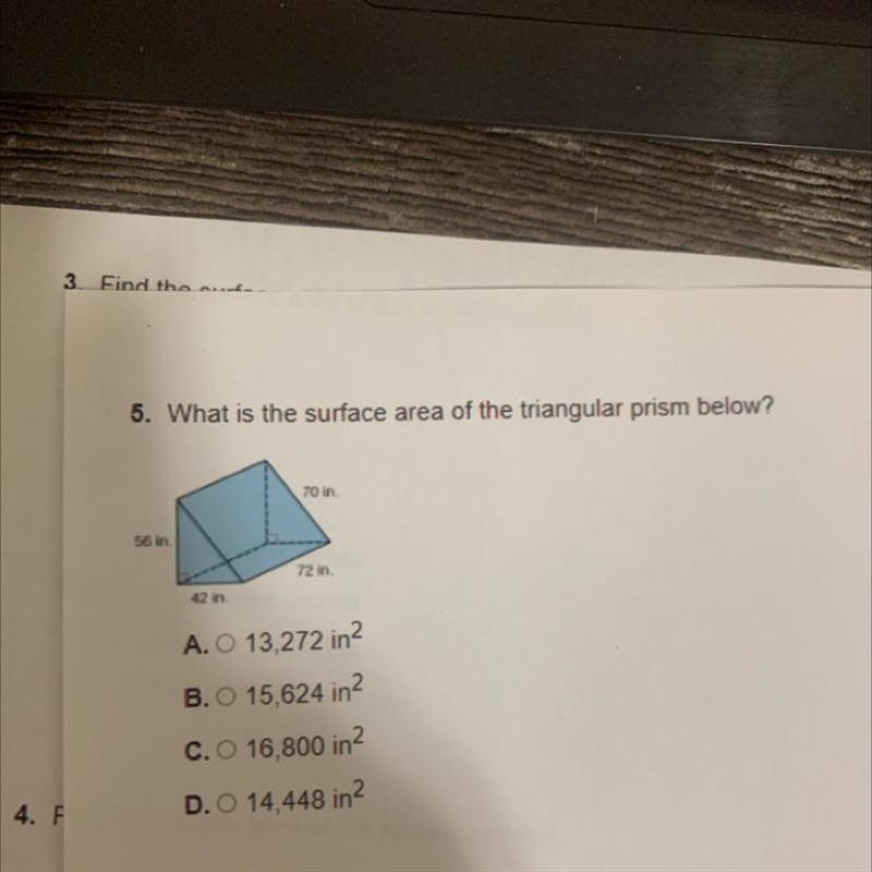 What is the surface area of the triangular below-example-1