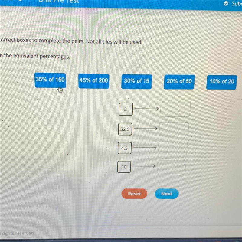 Drag the tiles to the correct boxes to complete the pairs. Not all tiles will be used-example-1