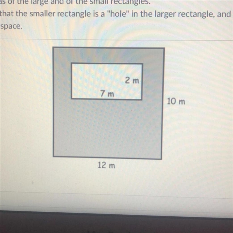 Find the area of the large and small rectangles :,))-example-1