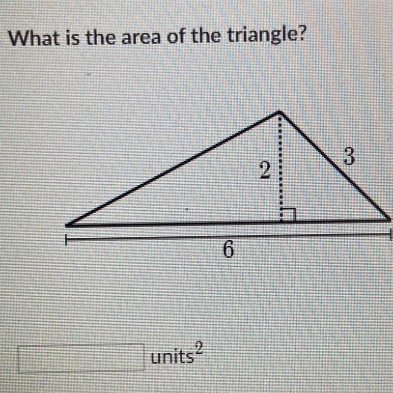 What is the area of the triangle-example-1