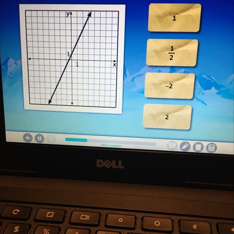 What is the slope of the line￼?-example-1