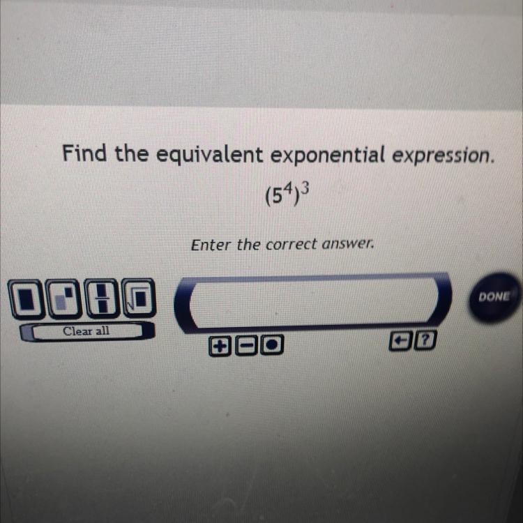 Find the equivalent exponential expression. (543-example-1