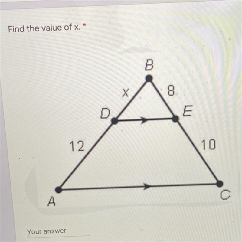 PLS HELP Find the value of x .-example-1