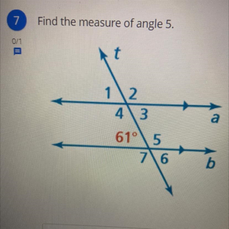 Find the the measure of angle 5.-example-1