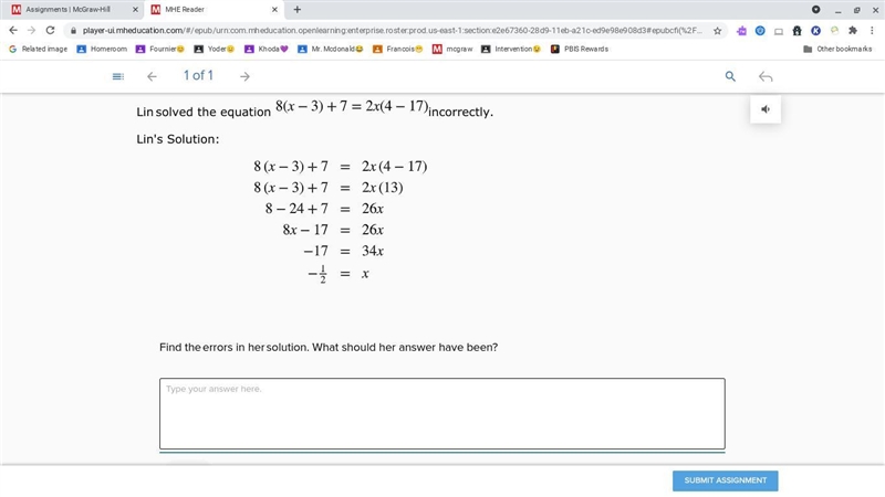 What is the Mistake lin made?-example-1