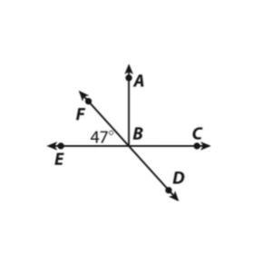 11. What is the measure of EBD? A 115 B 133 C 163 D 47-example-1