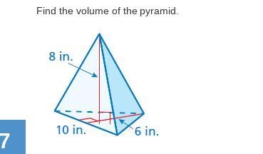 Find the volume of the pyramid.-example-1