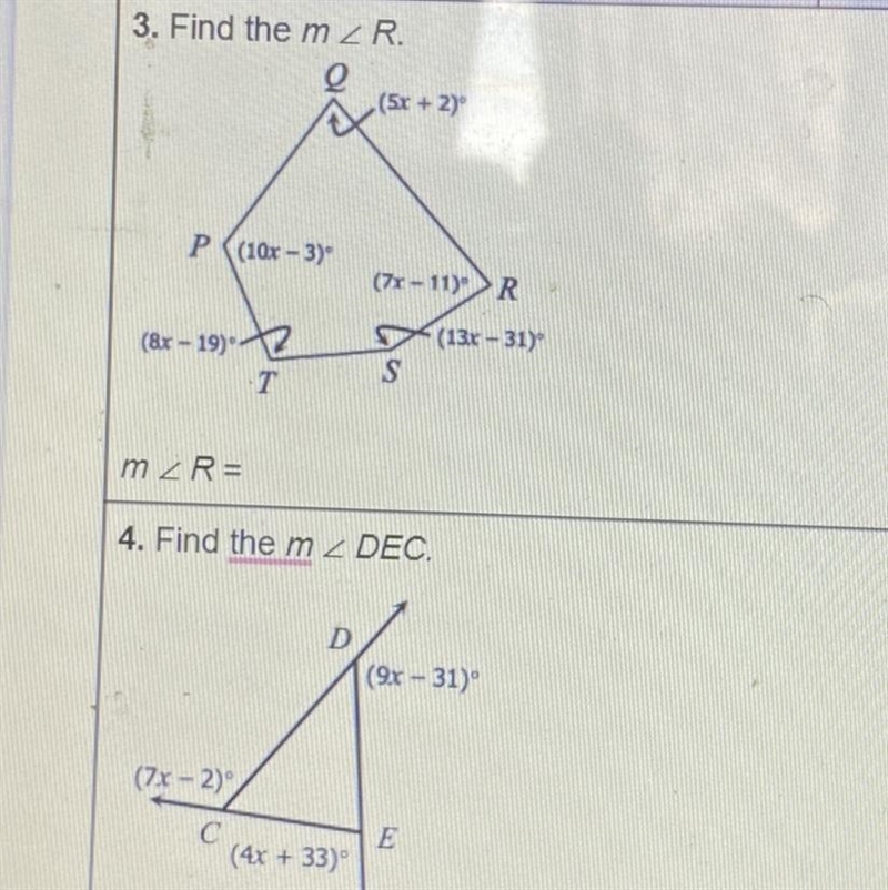 How do i find the measure of R or whatever big confushion help-example-1