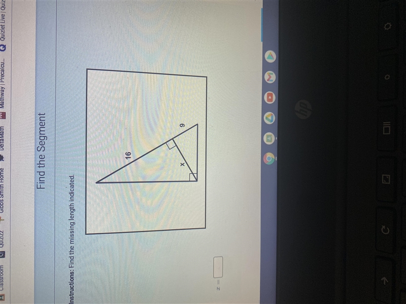 Find the missing segment in the image below-example-1