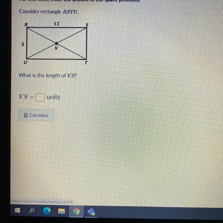 What is the length of VS?-example-1