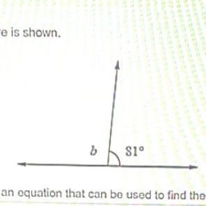 Write an equation that can be used to find the degree measure of angle b Don’t put-example-1